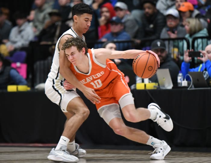 Beaverton Southridge 6A Oregon boys basketball quarterfinal 2024 Taylor Balkom 27